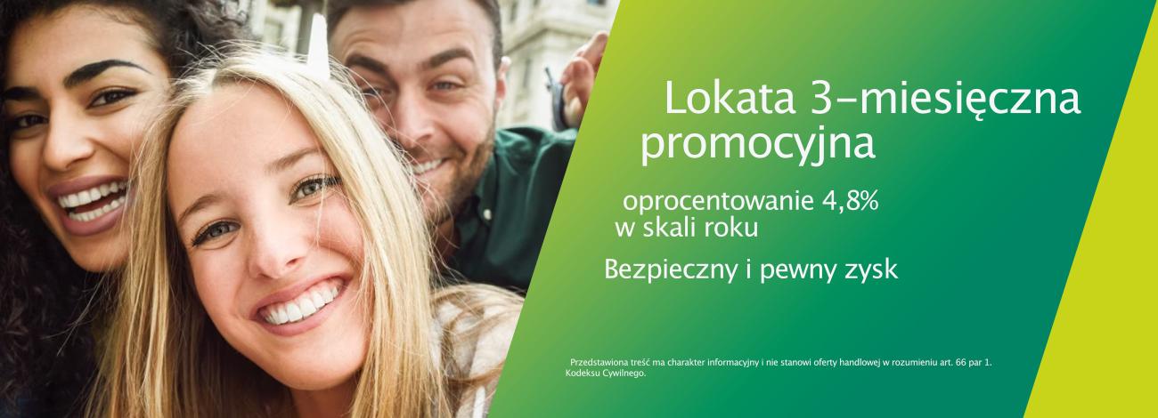 Lokata 3-miesięczna promocyjna 